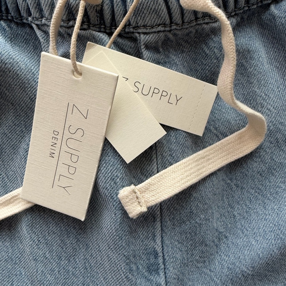 Z Supply Weston Light Blue Denim Pants - Picture 5 of 6
